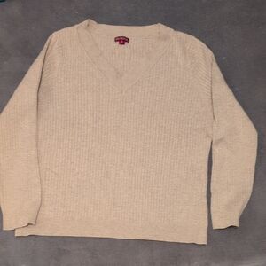 Merona Men's Beige V-Neck Sweater